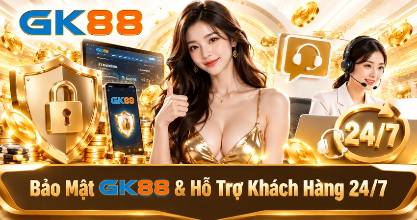 Bảo Mật GK88 & Hỗ Trợ Khách Hàng 24/7